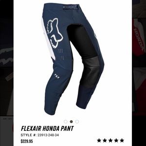 Fox Flexair Honda Pants 🔆